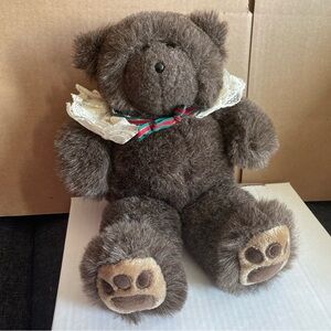 Vintage 12” Cartier Bear Noel. Signed by Desi Cartier.
